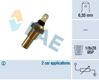 FAE 31670 - Sensor, temperatura del refrigerante