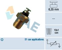 FAE 32180 - Sensor, temperatura del refrigerante