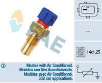 FAE 32290 - Medida de rosca: M14 x 1,25<br>rango temperatura hasta [°C]: 110<br>