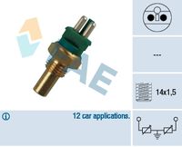 FAE 32510 - Ancho de llave: 19 mm<br>Tipo de sensor: NTC<br>Número de enchufes de contacto: 2<br>Rosca empalme: M14 x 1,5<br>