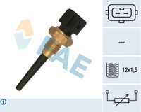 FAE 33165 - Sensor, temperatura del aire de admisión