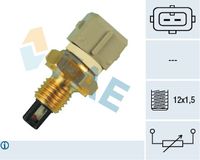 FAE 33180 - Código de motor: B1E (XU51C)<br>Número de enchufes de contacto: 2<br>Forma del enchufe: rectangular<br>Color de conector: negro<br>Rosca exterior [mm]: M 12x1,5<br>