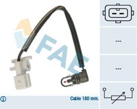 FAE 33185 - Sensor, temperaura exterior