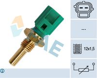 FAE 33250 - Sensor, temperatura del aceite