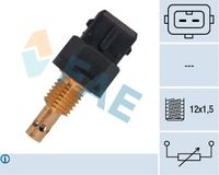 FAE 33535 - Tipo de sensor: NTC<br>Número de enchufes de contacto: 2<br>Profundidad de montaje [mm]: 51<br>Rosca empalme: M12x1.5<br>Juego alternativo de reparación: 550691<br>