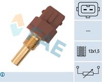 FAE 33595 - Sensor, temperatura del aceite