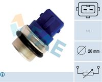 FAE 33630 - Sensor, temperatura del refrigerante