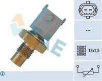 FAE 33670 - N.º de chasis (VIN) hasta: V19,V59,V799<br>Número de enchufes de contacto: 2<br>Medida de rosca: M 12x1,5<br>Color de carcasa: azul<br>