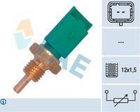 FAE 33705 - Sensor, temperatura del compartimento del motor