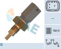 FAE 33720 - Equipamiento de vehículo: para vehículos sin aire acondicionado<br>Medida de rosca: M12x1,5<br>Color de carcasa: azul<br>