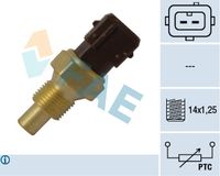 FAE 33792 - Código de motor: HDZ (TU1M)<br>año construcción desde: 02/1998<br>Número de enchufes de contacto: 2<br>Color de carcasa: verde<br>Medida de rosca: M 12x1,5<br>Tipo de sensor: NTC<br>