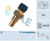 FAE 35290 - Número de enchufes de contacto: 1<br>Rosca empalme: M14 x 1,25<br>Temperatura de cierre [°C]: 120<br>Nº de información técnica: circuit N.O.<br>