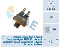 FAE 35460 - Número de enchufes de contacto: 2<br>Rosca empalme: M10 x 1<br>Temperatura de cierre [°C]: 85<br>Nº de información técnica: circuit N.O.<br>