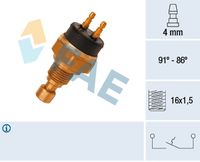 FAE 37450 - Interruptor de temperatura, ventilador del radiador