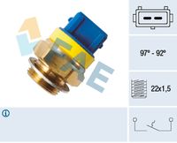 FAE 37580 - Medida de rosca: M22 x 1,5<br>Ancho de llave: 29<br>Número de enchufes de contacto: 3<br>Punto de conmutación [°C]: 100<br>Punto de conmutación [°C]: 97<br>punto de conmutación hasta [°C]: 87<br>punto de conmutación hasta [°C]: 95<br>