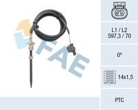 FAE 68018 - Sensor, temp. gas escape