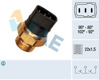 FAE 37820 - Número de enchufes de contacto: 2<br>Punto de conmutación [°C]: 95<br>punto de conmutación hasta [°C]: 85<br>