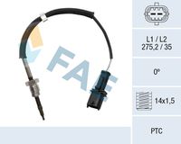 FAE 68047 - Sensor, temp. gas escape