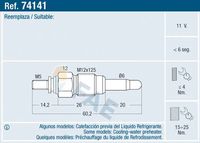 FAE 74141 - Bujía calentamiento, calentador eléctrico