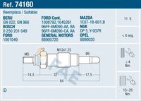 FAE 74160 - Bujía de precalentamiento