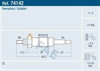 FAE 74142 - Bujía de precalentamiento