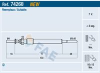 FAE 74268 - Bujía de precalentamiento