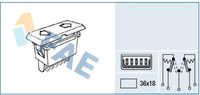 FAE 62580 - Lado de montaje: Delante, derecha<br>Lado de montaje: Delante, izquierda<br>