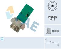 FAE 12520 - Interruptor de control de la presión de aceite