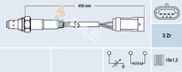 FAE 77222 - año construcción hasta: 10/2002<br>Sonda lambda: Sonda de diagnosis<br>Lado de montaje: después de catalizador<br>Longitud [mm]: 400<br>Nº de información técnica: Universal 77015<br>