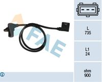 FAE 79038 - Resistencia [Ohm]: 670<br>Longitud de cable [mm]: 710<br>Número de enchufes de contacto: 3<br>Profundidad de montaje [mm]: 24<br>