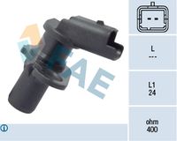 FAE 79135 - Código de motor: NFU (TU5JP4)<br>Resistencia [Ohm]: 440<br>Color: gris<br>Número de enchufes de contacto: 2<br>Profundidad de montaje [mm]: 12<br>Peso [kg]: 0,066<br>Juego alternativo de reparación: 550016<br>