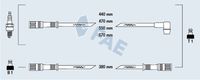 FAE 83490 - Versión: Gamme ame resistive<br>Versión: Wire wound range<br>Longitud 1 [mm]: 425<br>ID del modelo de conector: SAE<br>Longitud 2 [mm]: 575<br>Calidad: Hypalon<br>Long. 3 [mm]: 625<br>Long. 4 [mm]: 725<br>Especificación: Bobine / Coil : SAE<br>Longitud de cable [mm]: 425<br>