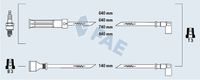 FAE 85390 - Longitud 1 [mm]: 900<br>Longitud 2 [mm]: 810<br>Cantidad líneas: 5<br>Long. 3 [mm]: 900<br>Long. 4 [mm]: 750<br>Long. 5 [mm]: 430<br>Diámetro cable [mm]: 7<br>