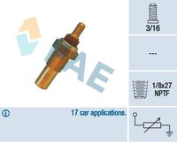 FAE 32020 - Sensor, temperatura del refrigerante