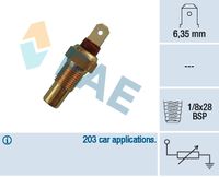 FAE 31570 - Sensor, temperatura del refrigerante