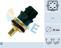 FAE 33782 - Sensor, temperatura del refrigerante