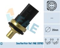 FAE 33781 - Sensor, temperatura del refrigerante