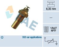 FAE 32230 - Sensor, temperatura del refrigerante