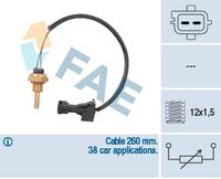 FAE 32740 - Sensor, temperatura del refrigerante