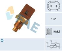 FAE 34290 - Sensor, temperatura del refrigerante