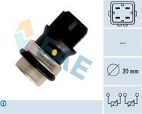 FAE 33640 - Sensor, temperatura del refrigerante