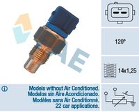 FAE 34460 - Sensor, temperatura del refrigerante