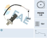 FAE 12895 - Código de motor: CCZA<br>Medida de rosca: M 10x1<br>Color de carcasa: marrón<br>Presión [bar]: 0,7<br>