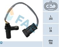 FAE 79191 - Número de enchufes de contacto: 2<br>Color de carcasa: negro<br>Longitud de cable [mm]: 430<br>