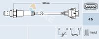 FAE 77303 - Sonda lambda: Sensor de paso<br>Medida de rosca: M18 x1,5<br>Longitud total [mm]: 650<br>Longitud de cable [mm]: 620<br>Número de enchufes de contacto: 4<br>