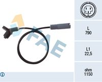 FAE 78017 - Sensor, revoluciones de la rueda