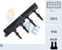 FAE 80237 - Bobina de encendido: Versión de conexión M4<br>Número de enchufes de contacto: 4<br>