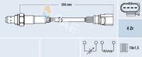 FAE 77439 - Calidad: OE EQUIVALENT<br>Longitud de cable [mm]: 600<br>Número de enchufes de contacto: 4<br>Sonda lambda: térmico<br>Versión: GS<br>