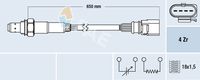 FAE 77440 - Sonda lambda: Sonda de regulación<br>Lado de montaje: delante del catalizador<br>Sonda lambda: térmico<br>Longitud [mm]: 520<br>Número de enchufes de contacto: 4<br>Color de conector: marrón<br>Nº de información técnica: Universal 77004<br>