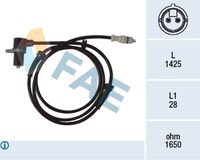 FAE 78067 - Sensor, revoluciones de la rueda